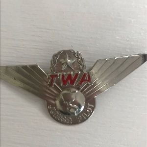 TWA Junior Pilot Flight Wings Pin